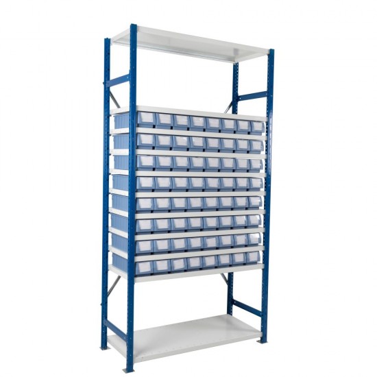 EXPO 4 Shelving Bays With Shelf Bins (BAY B) STB03S