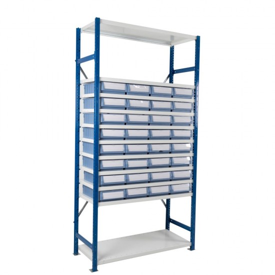 EXPO 4 Shelving Bays With Shelf Bins (BAY C) STC03S