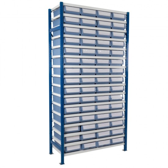 EXPO 4 Shelving Bays With Shelf Bins (BAY G) STG03S