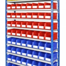 Shelving With Bins