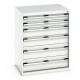 Bott Cubio 800mm Wide 6 Drawer Cabinet 40012035