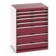 Bott Cubio 800mm Wide 7 Drawer Cabinet 40012100