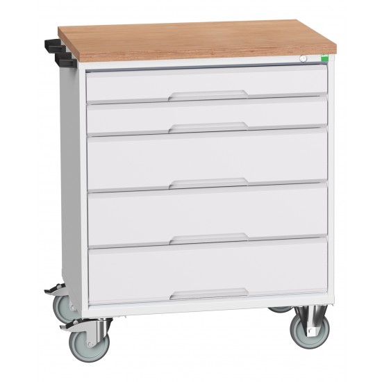 Bott Verso 800mm Wide 5 Drawer Mobile Cabinets 16927002