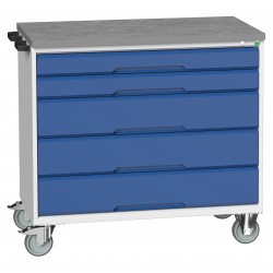Bott Verso 1050mm Wide 5 Drawer Mobile Cabinets 16927052