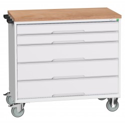 Bott Verso 1050mm Wide 5 Drawer Mobile Cabinets 16927052