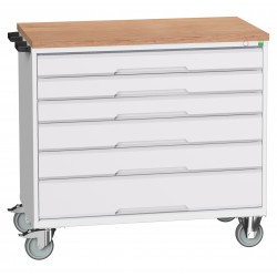 Bott Verso 1050mm Wide 6 Drawer Mobile Cabinet 16927055 Bott Verso 1050mm Wide 6 Drawer Mobile Cabinet 16927055