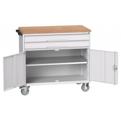 Bott Verso 1050mm Wide 2 Drawer + Cupboard Mobile Cabinets 16927061 Bott Verso 1050mm Wide 2 Drawer + Cupboard Mobile Cabinets 16927061