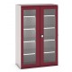 Bott Cubio Cupboard With Window Doors 1050mm Wide x 525mm Deep 40013061 Bott Cubio Cupboard With Window Doors 1050mm Wide x 525mm Deep 40013061