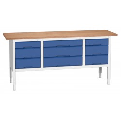 Bott Verso Height Adjustable Storage Benches 2000mm Wide 16923033