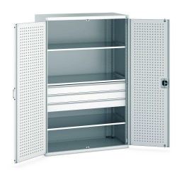 Bott Cubio Kitted Cupboard 1300mm Wide (3 Shelves +3 Drawer) 40022087