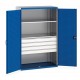 Bott Cubio Kitted Cupboard 1300mm Wide (2 x Shelves/4 x Drawers) 40022088