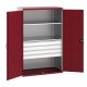 Bott Cubio Kitted Cupboard 1300mm Wide (2 x Shelves/4 x Drawers) 40022088