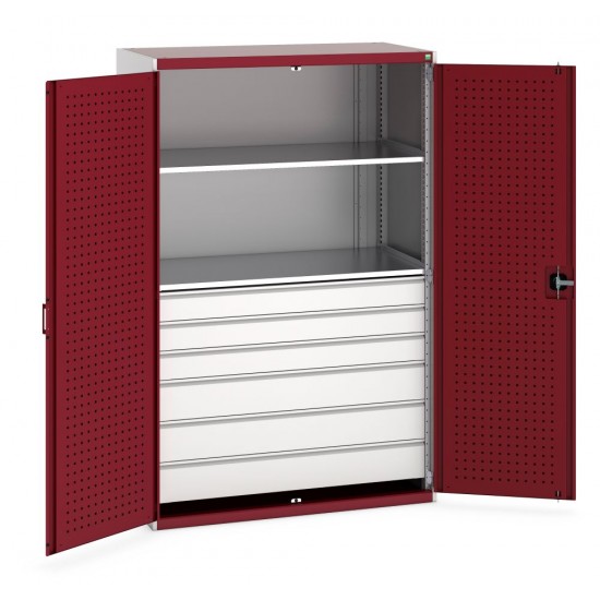 Bott Cubio Kitted Cupboards 1300mm Wide (2 x Shelves/6 x Drawers) 40022141