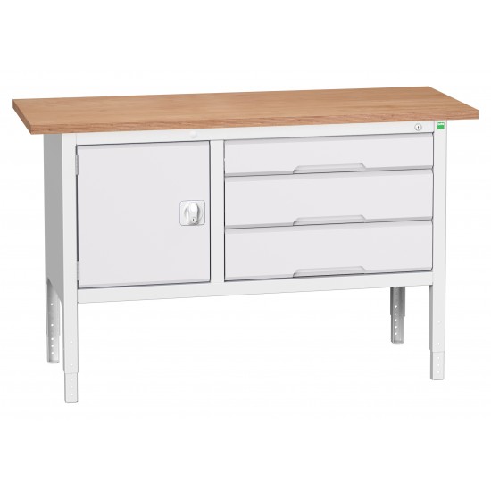 Bott Verso Height Adjustable Storage Benches 1500mm Wide 16923014