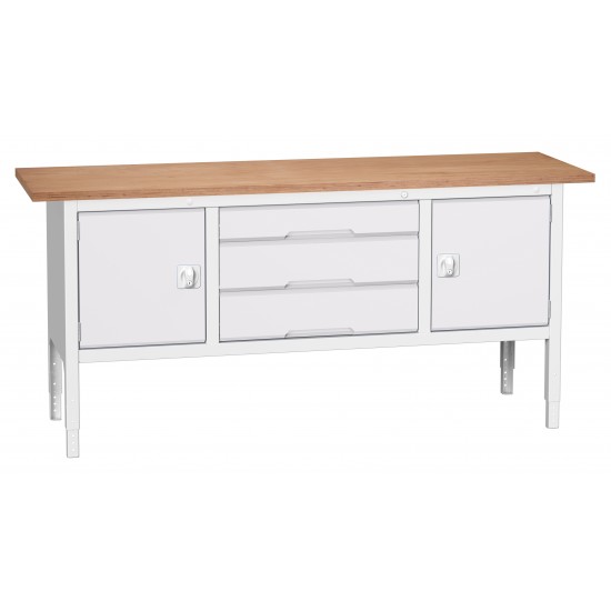 Bott Verso Height Adjustable Storage Benches 2000mm Wide 16923032