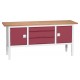 Bott Verso Height Adjustable Storage Benches 2000mm Wide 16923032