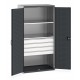 Bott Cubio Kitted Cupboard 1050mm Wide (2 x Shelves/4 x Drawers) 40021108