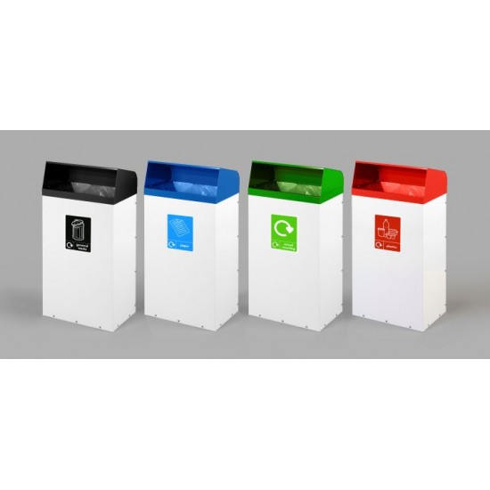 Steel 60 Litre Recycling Bins Recycle60  Steel 60 Litre Recycling Bins Recycle60