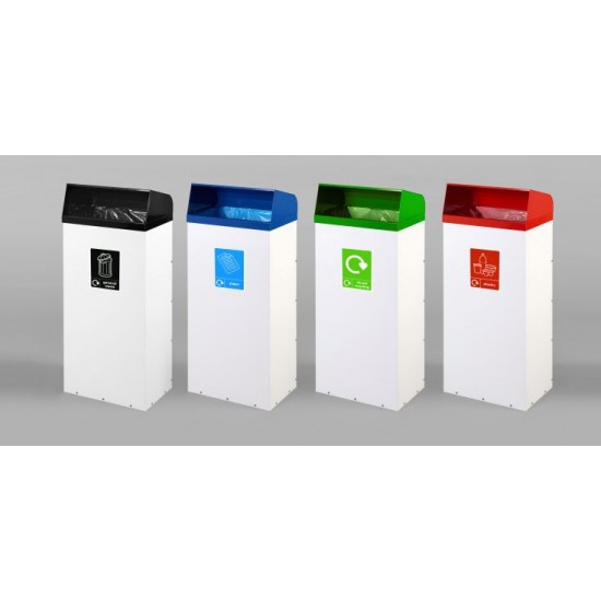 Steel 80 Litre Recycling Bins Recycle80