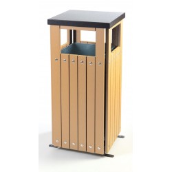 Hector Wood Effect 36 Litre Outdoor Bin