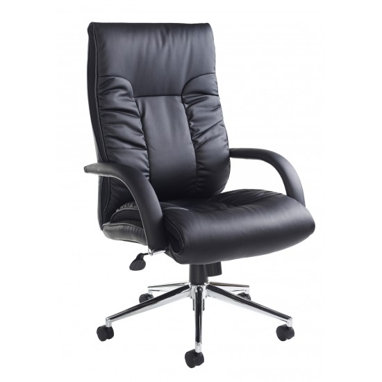 Derby Black Leather Executive Managers Chair  Derby Black Leather Executive Managers Chair