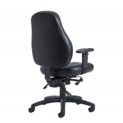 Zeus 24hr Mid Back Leather Task Chair ZEUS200K Zeus 24hr Mid Back Leather Task Chair ZEUS200K