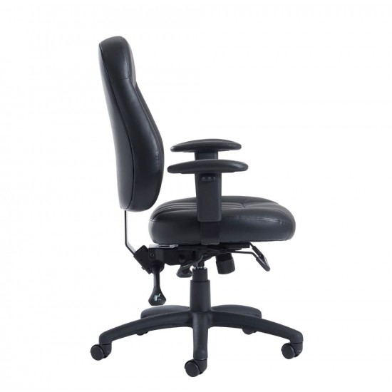 Zeus 24hr Mid Back Leather Task Chair ZEUS200K