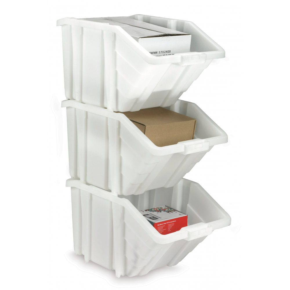 Topstore Large Multi Functional Bin 052100Coloured Lid Storage Bins
