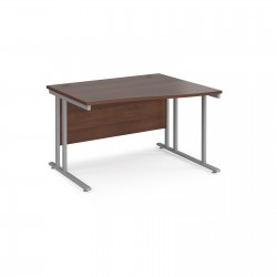 Maestro 25 800mm Deep Cantilever Frame Right Hand Wave Desk 