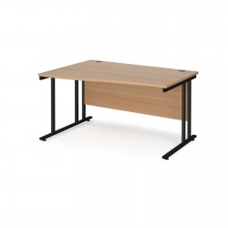 Maestro 25 Cantilever Frame Left Hand Wave Desk