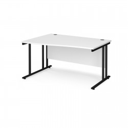 Maestro 25 Cantilever Frame Left Hand Wave Desk Maestro 25 Cantilever Frame Left Hand Wave Desk