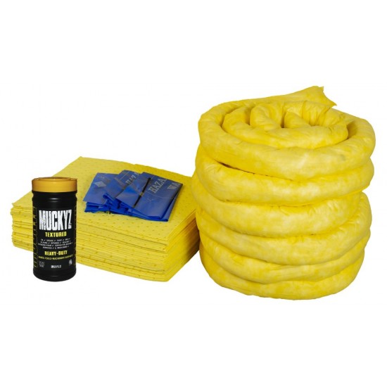 120 Litre Chemical Spill Kit Wheelie Bin CSK120
