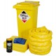 120 Litre Chemical Spill Kit Wheelie Bin CSK120