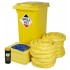 240 Litre Chemical Spill Kit Wheelie Bin CSK240