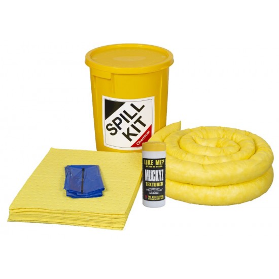 35 Litre Chemical Yellow Drum Spill Kits CSK3