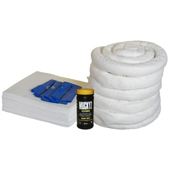 120 Litre Oil & Fuel Spill Kit Wheelie Bin OSK120/WL