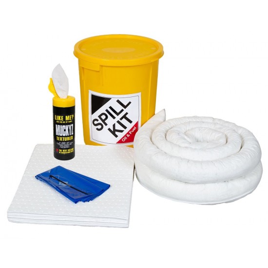 35 Litre Oil & Fuel Yellow Drum Spill Kits OSK3