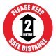 Social Distance Self-Adhesive Floor Markes Social Distance Self-Adhesive Floor Markes