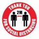 Social Distance Self-Adhesive Floor Markes Social Distance Self-Adhesive Floor Markes