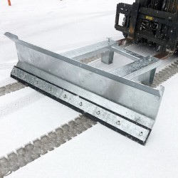 Fork Mounted Galvanised Snow Plough