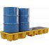 Polyethylene 4 Drum In-Line Spill Pallet FL-205-106