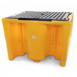 Single IBC Spill Pallet With Grid FL-205-202