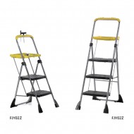 Folding Steps With Yellow Tool Tray FJY02Z Folding Steps With Yellow Tool Tray FJY02Z