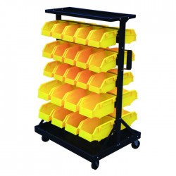 Double Sided Mobile Bin Storage Trolley GIL46Y
