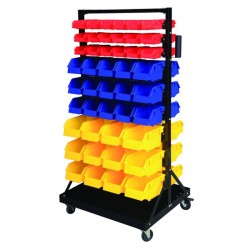 Double Sided Mobile Bin Storage Trolley GIL90Y