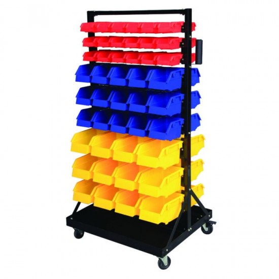 Double Sided Mobile Bin Storage Trolley GIL90Y