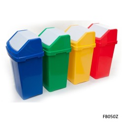 Swing Lid Coloured Flip Bins SK30126