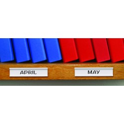 White Self-Adhesive Ticket Holders AL18