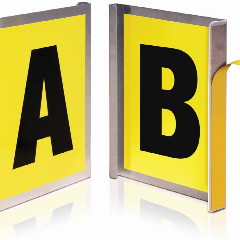 Driving Racking Markers Self-Adhesive Racking Bay Marker BA1 | Warehouse Racking Identification ...