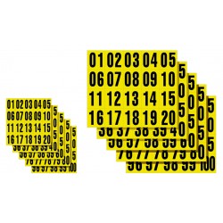 Self-Adhesive Consecutive Number Tiles CN23